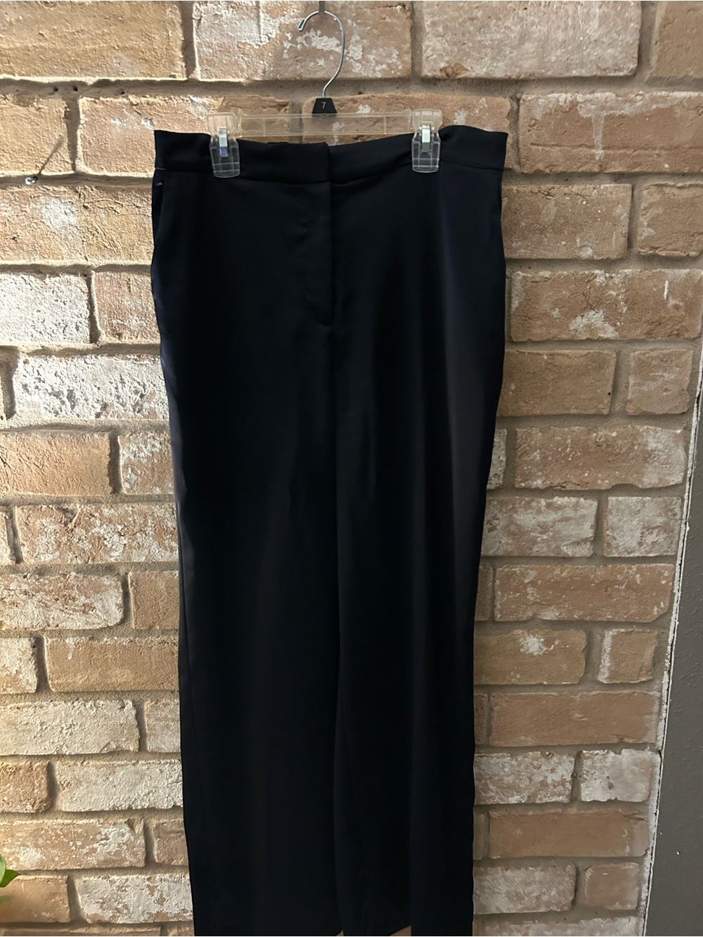 Rachel Zoe Black Wide-Leg Dress Pants. Size 8.
